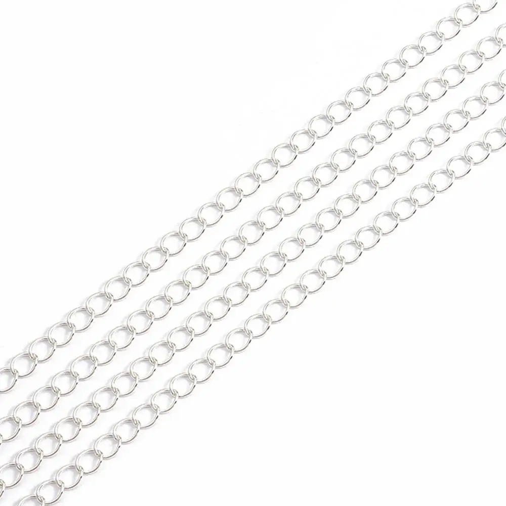 10 Pezzi Catena Extender In Acciaio Inox | Per Bracciale E Collana | 5 Misure Disponibili 2-5 Pollici - 5