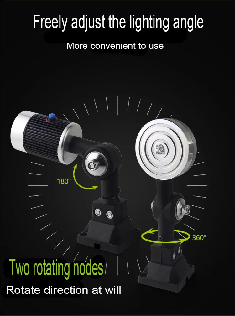 LED Machine Tool Work Light 24V220V 3W 6W 9W Small Flexiable lathe lighting Short Arm Adjustable CNC Milling Machine Table Lamp