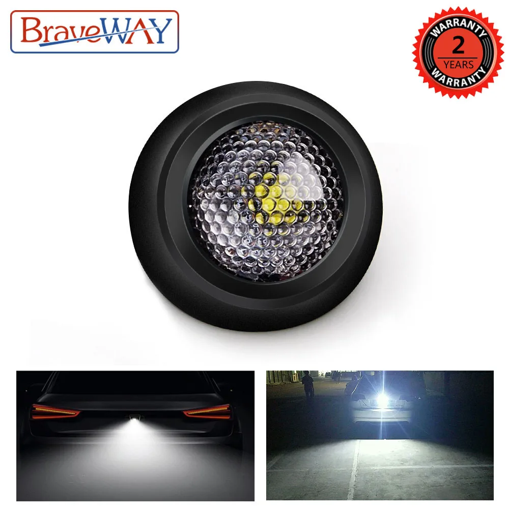 BraveWay LED Reversing Light for Car Led Auto Lamp for Kia for focus for golf  for kuga... p21w w5w c5w w16w T15 t5 T10 LED Bulb