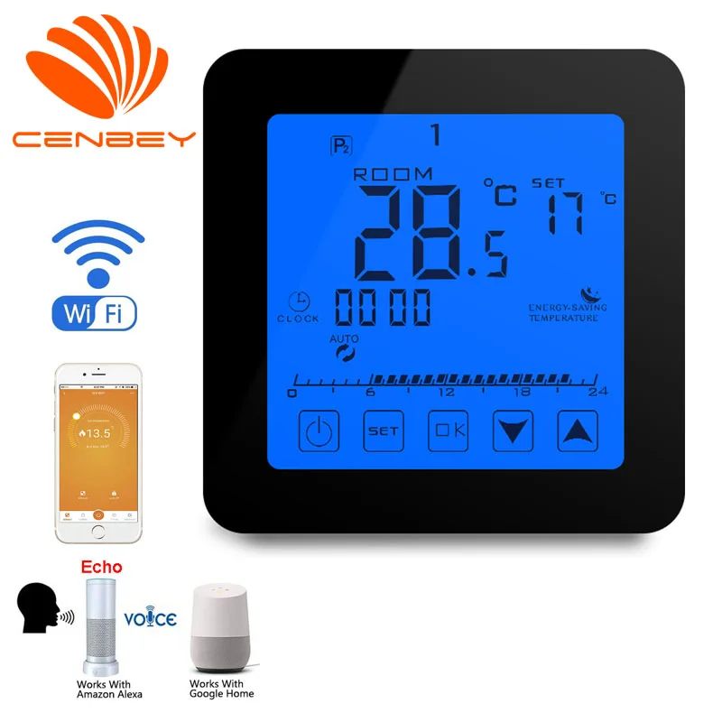 termostato wifi thermostat central heating room thermostat underfloor heating thermostats smart boiler alexa 16A 220V