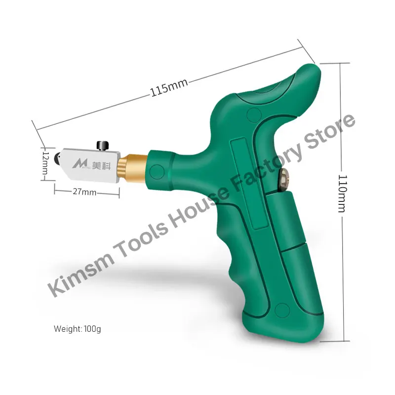 Professionele Glazen Tegel Opener Tool Set Tegel Glas Snijden Combinatie Met Blades Mini Meetlint Accessoires Glassnijder