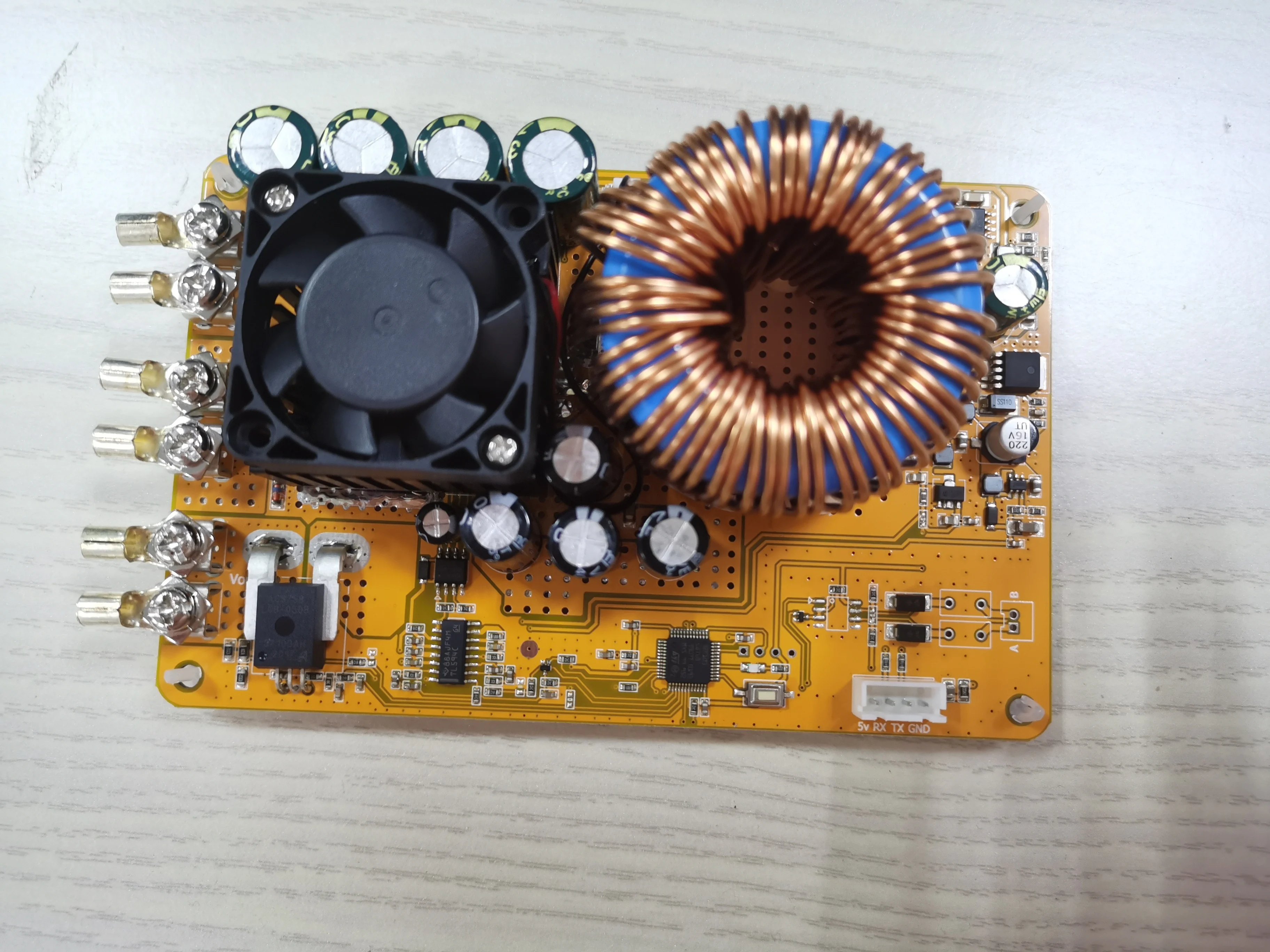 Módulo de fuente de alimentación reductor CNC ajustable de 50A CC, voltaje constante, corriente constante, pantalla LCD, soporte Modbus de alta precisión