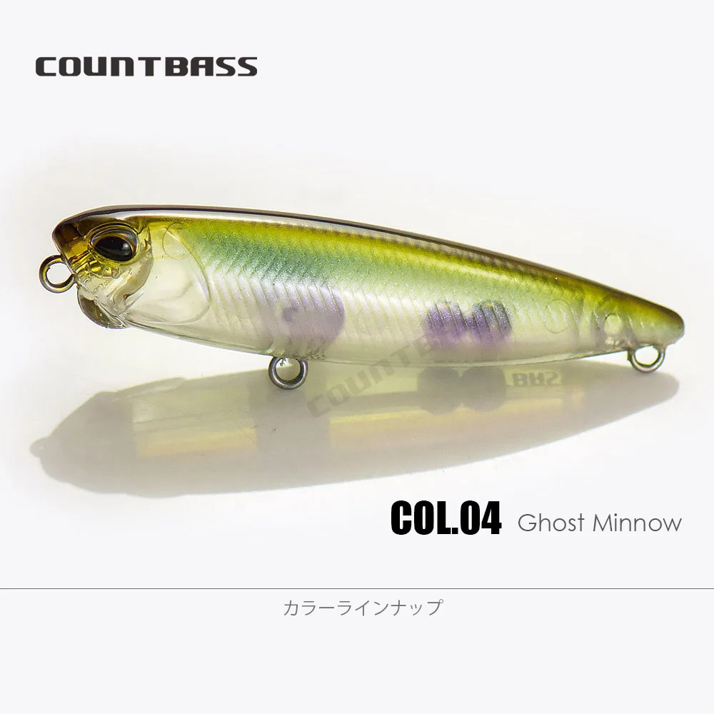COUNTBASS Walking Baits 65 mm 85 mm 100 mm Topwater Angelköder Floating Stick Wobbler Leurre de Surface Plug Angler's Tackle