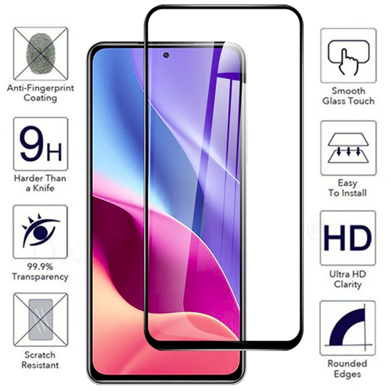 Protector de pantalla para Redmi K40 9H, cristal templado prémium de cobertura completa, protección de cristal para Redmi K40 Pro Plus Ultra, 1-3 uds.