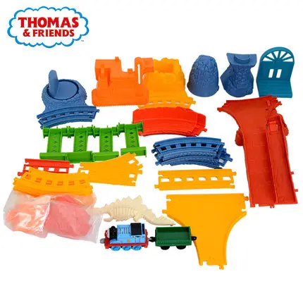 Original Thomas and friends of the dinosaur fossil transport set CDV09 small train track kids gifts children\'s toys