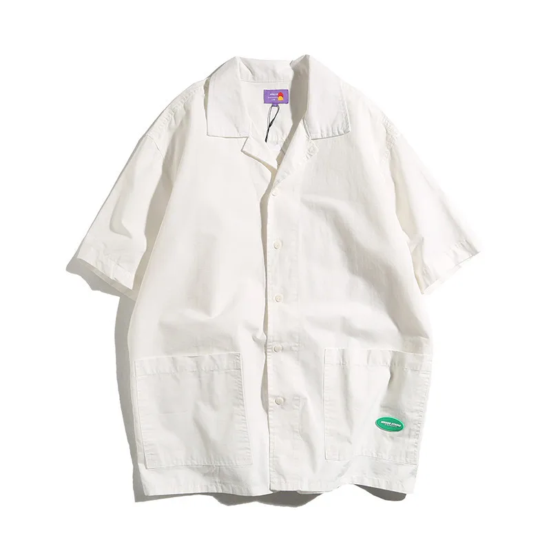 

Summer short-sleeved 2023 shirt men's fashion brand American neutral style tooling men's shirt fashion coat