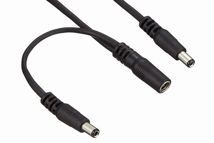 Nguồn Cung Cấp DC Cáp Chia 5.5Mm * 2.5Mm Bản Địa Nhạc Cụ Đầu Kéo Kontrol D2 Một Điểm Hai Nguồn Điện dây Dây