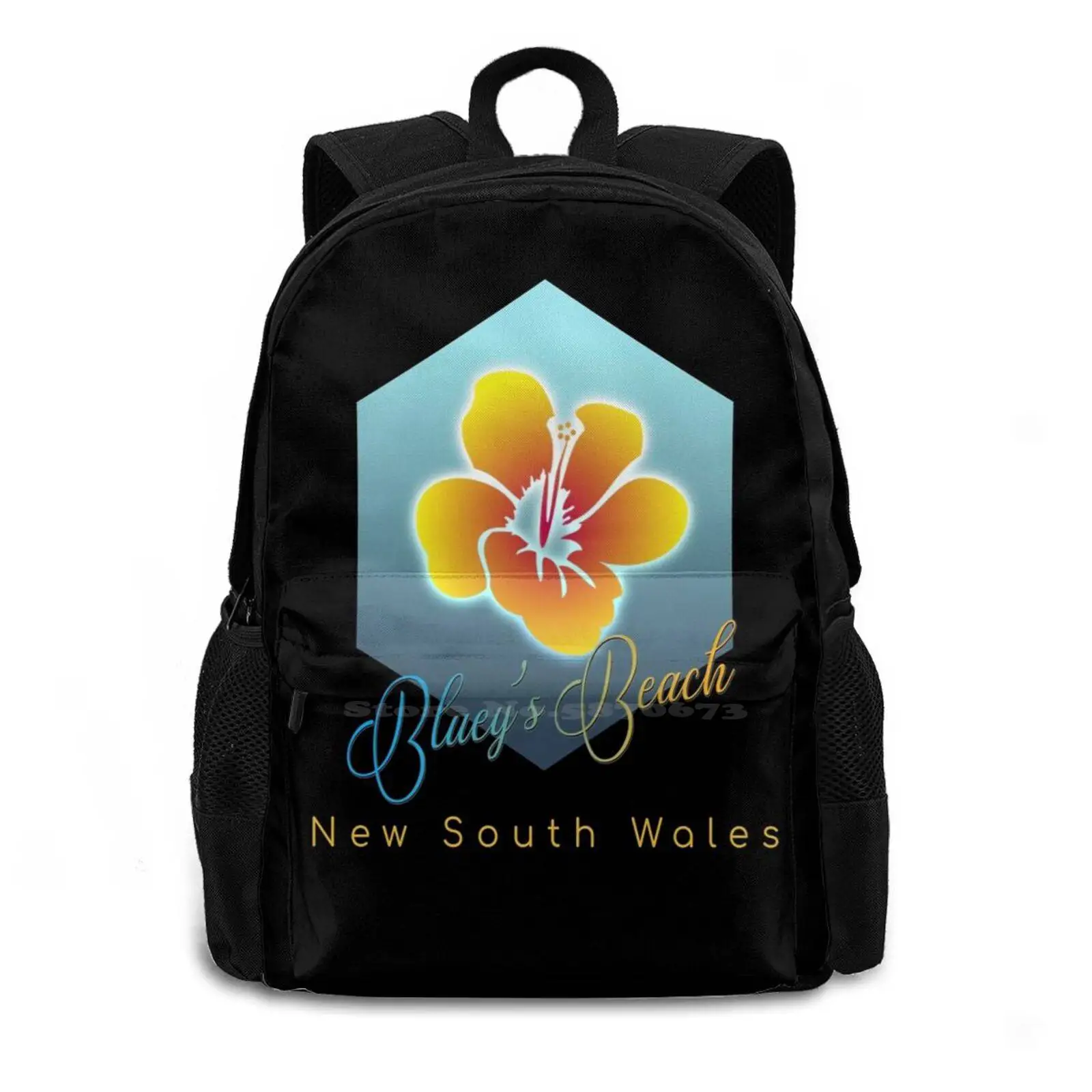 Beach New South Wales Hot Sale Schoolbag Backpack Fashion Bags Beach Surfing Sand Sunny Sunset Lifestyle Relax Girls Boy Wave