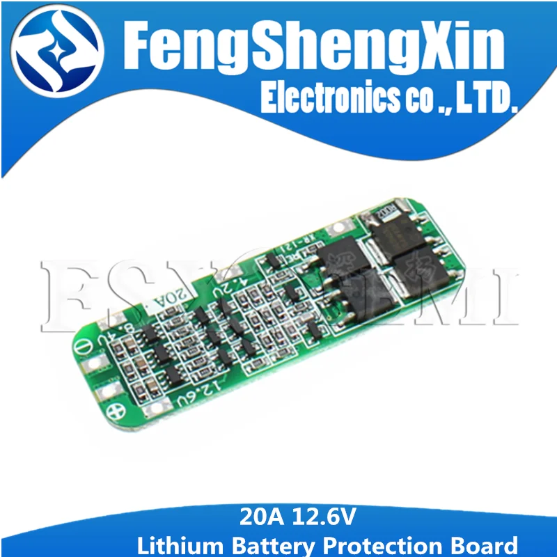 Carte de protection pour moteur de perceuse, batterie au lithium, chargeur 18650, 1S, 2S, 3S, 4S, 6S, 3A, 20A, 30A, Eddie ion, PCB BMS, Lipo Cell