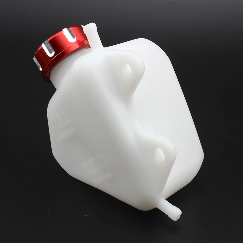 For Kawasaki KLX 250 Plastic Water Coolant Reservoir Tank Radiator CNC Caps Enduro Motorcycle Dirt Pit Bike Accessories