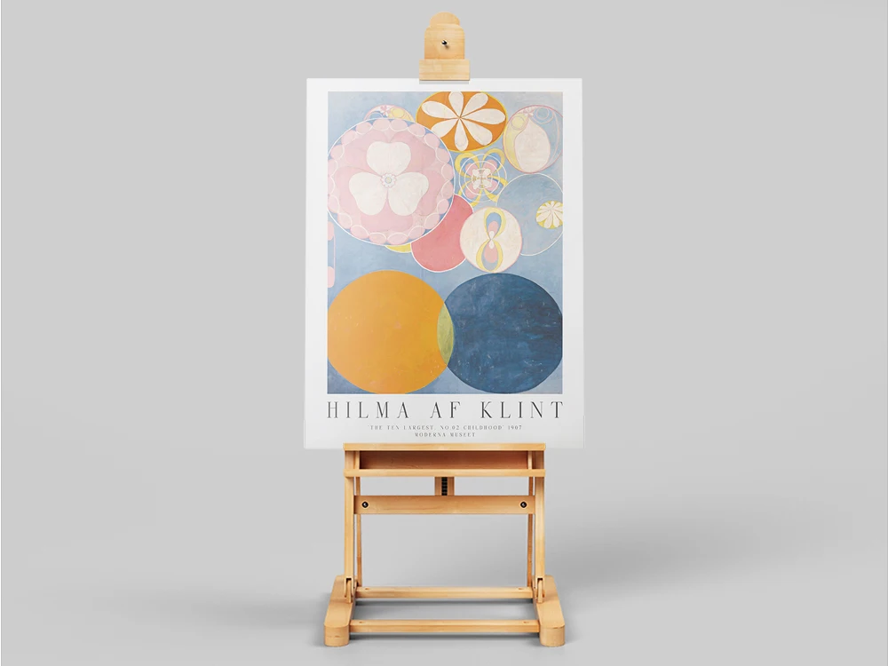 Hilma af Klint poster, af Klint print, Abstract art print, Swedish art, Scandinavian poster, Hilma af Klint, Modern Art Prints