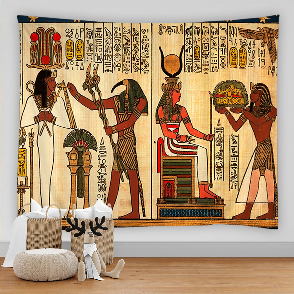 Ancient Egyptian Tribal Savage Tapestry Wall Hanging Home Dorm Decor Bedspread Throw Art Home Decor Tapestries