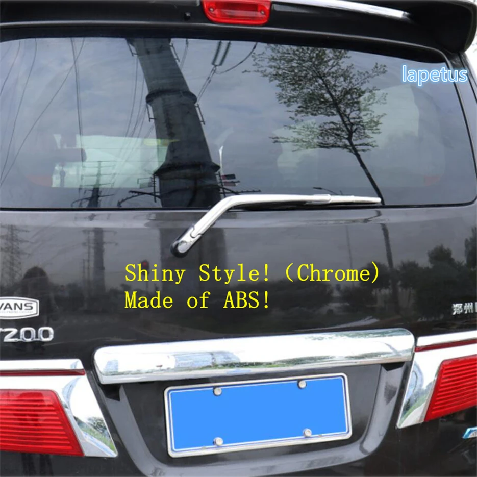 

Lapetus Chrome Rear Tail Windshield Window Wiper Decoration Frame Cover Trim A Set Fit For Nissan NV200 / Evalia 2015 - 2019 ABS