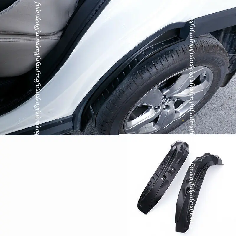 For Toyota RAV4 2019-2020 Rear wheel lining mudguard Mud Flaps fender Splash Guards Moulding Cover Trim Car Accessories