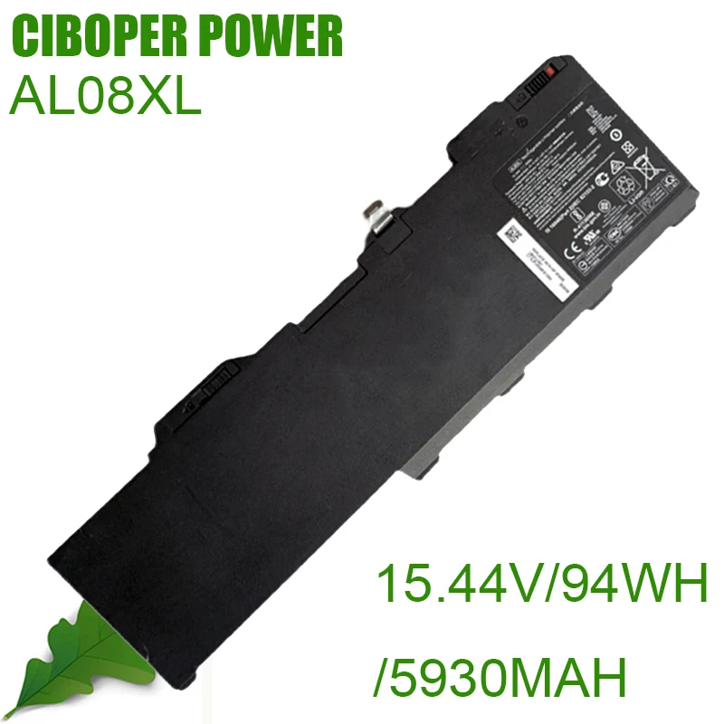 

CP Laptop Battery AL08094XL AL08XL 15.44V/94WH/5930MAH For ZBook Fury 17 G7 15 G7 Series HSTNN-OB1S L86155-AC1 L86212-001