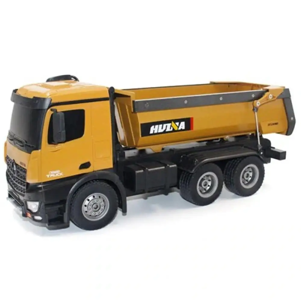 Upgrade Huina 573 Remote Control Dump Truck Remote Control Project Large Earth Truck Charging Car Children\'s Boy Toys