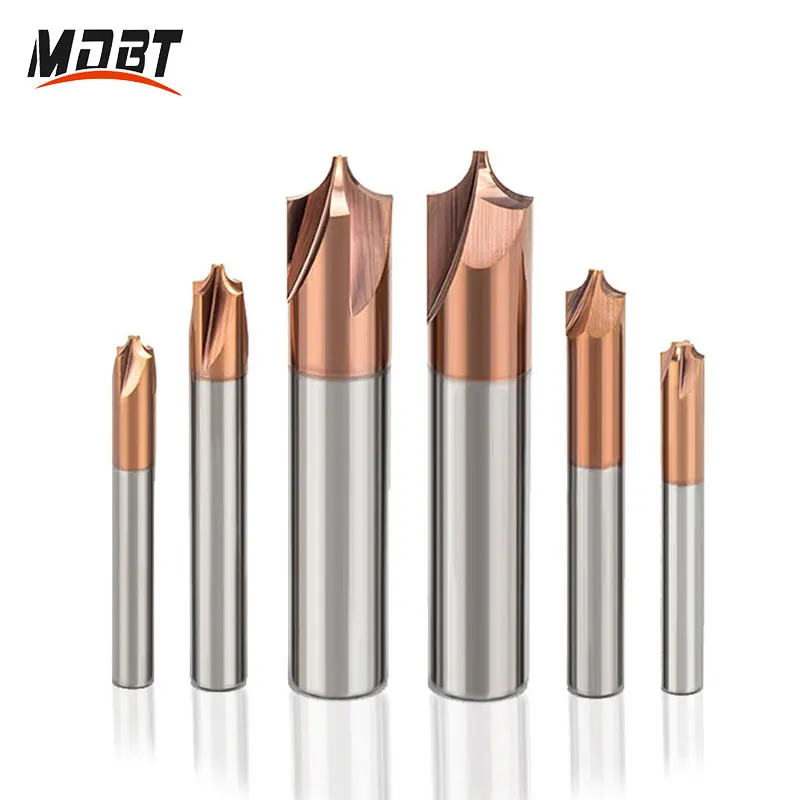 Carbide Radius Corner Rounding Cutter End Mill R0.5 R1 R2 R3 R5 R6 Concave Radius Milling Cutters