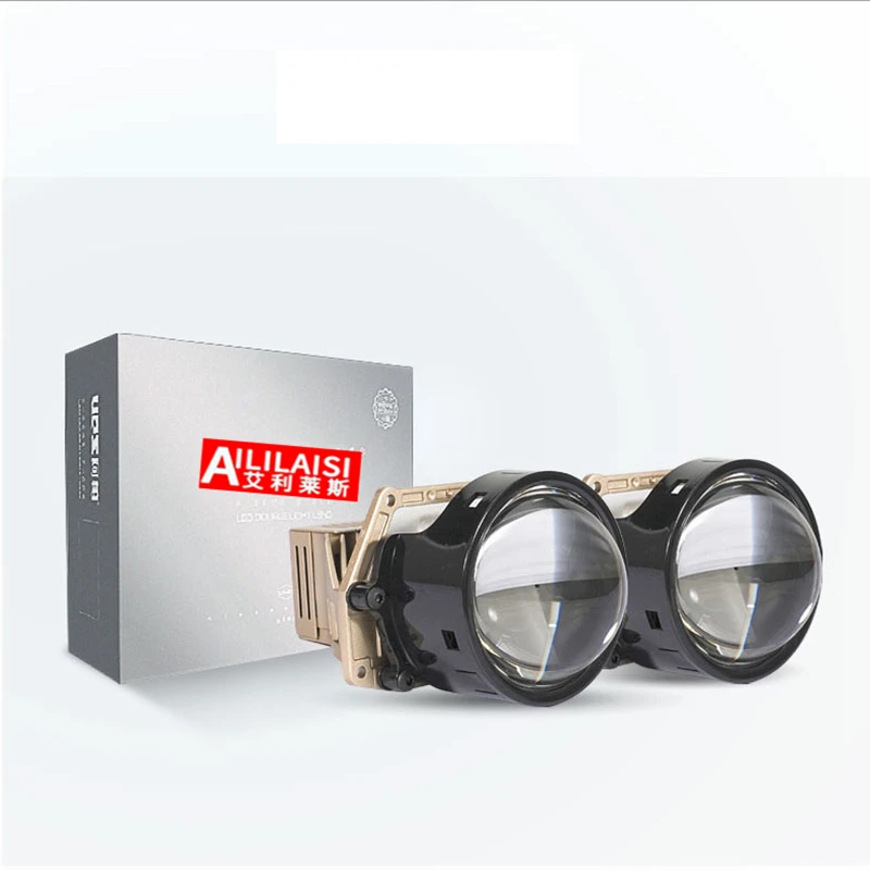 Laser headlight LED bifocal lens distance integrated matrix headlight lens car light modification