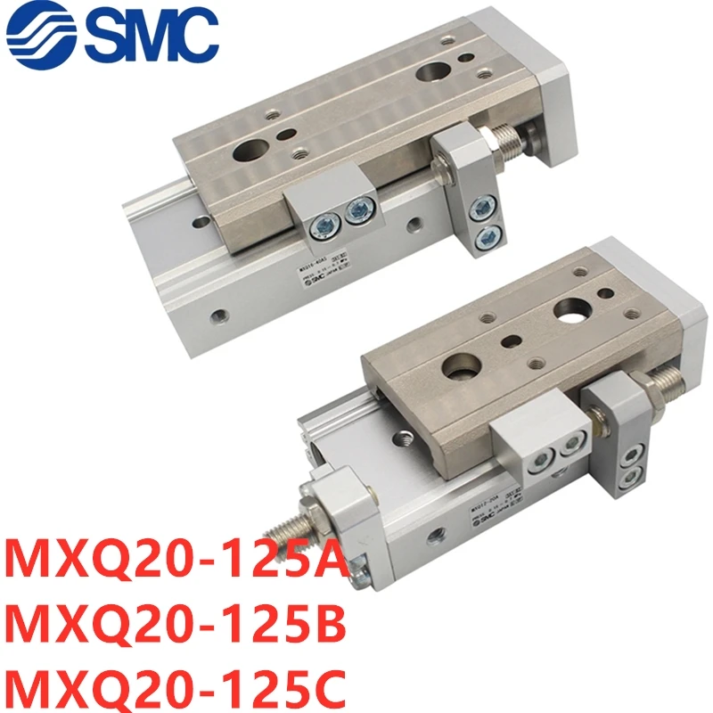 

MXQ20-125 MXQ20L-125 MXQ20-125A MXQ20-125AS MXQ20-125AT MXQ20-125B C NEW SMC Original genuine Slide guide cylinder Pneumatic