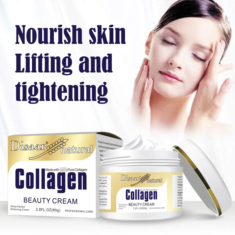 Collagen Cream Best Moisturizer Hyluronic Face Lift Wrinkle Cream Brightening Skin Care Moisturizing Facial Cream