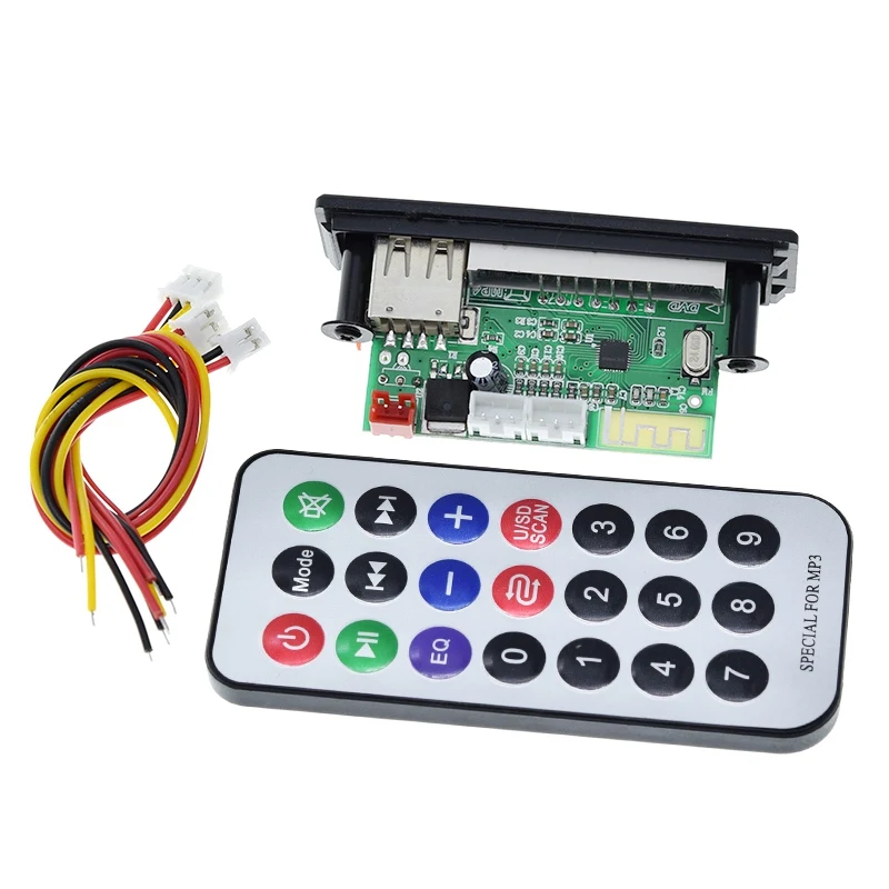 1/3PCS Auto Audio USB TF FM Radio Modul Drahtlose Bluetooth 5V 12V MP3 WMA Decoder Board MP3 Player mit Fernbedienung Für Auto – Detail 9