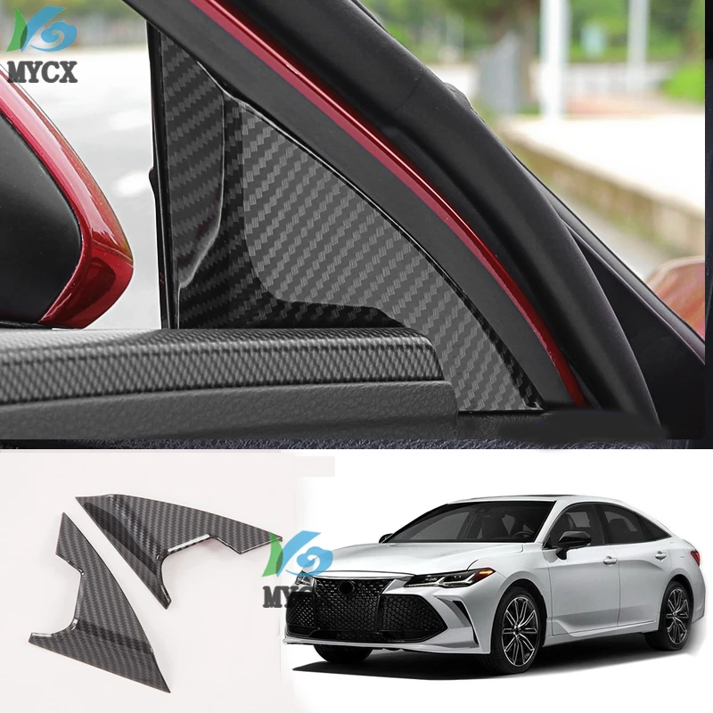 

For Toyota avalon 2019 2020 ABS Front Inner Window Pillar A Triangle Frame Molding Cover Kit Trim