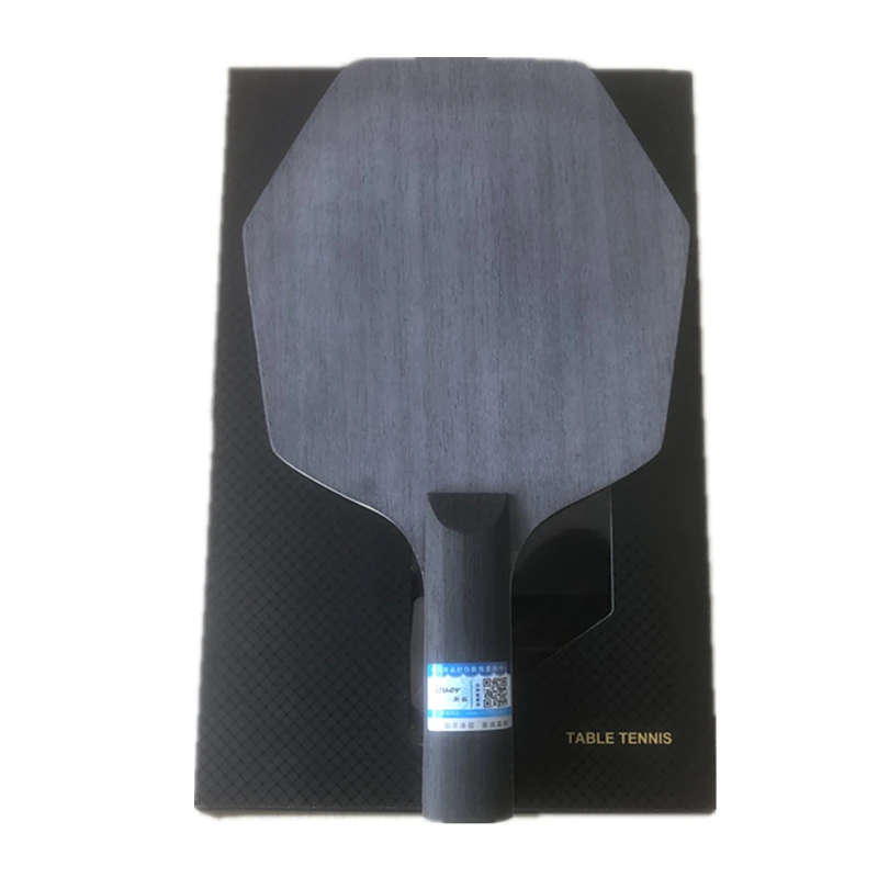 Stuor Sports-Raquette de tennis de table hexagonale, raquette de ping-pong professionnelle intégrée, fibre de carbone noire, nouveauté