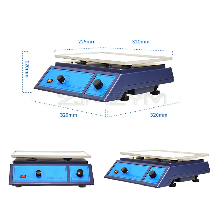 Adjustable Variable Speed Orbital Oscillator Rotator Shaker Laboratory Rotary Oscillator Mixer Lab Orbital Rotator Shaker 30W