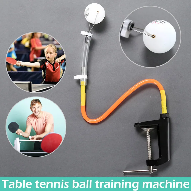 Table Tennis Training Robot Fixed Rapid Rebound Pingpong Ball Machine Trainer