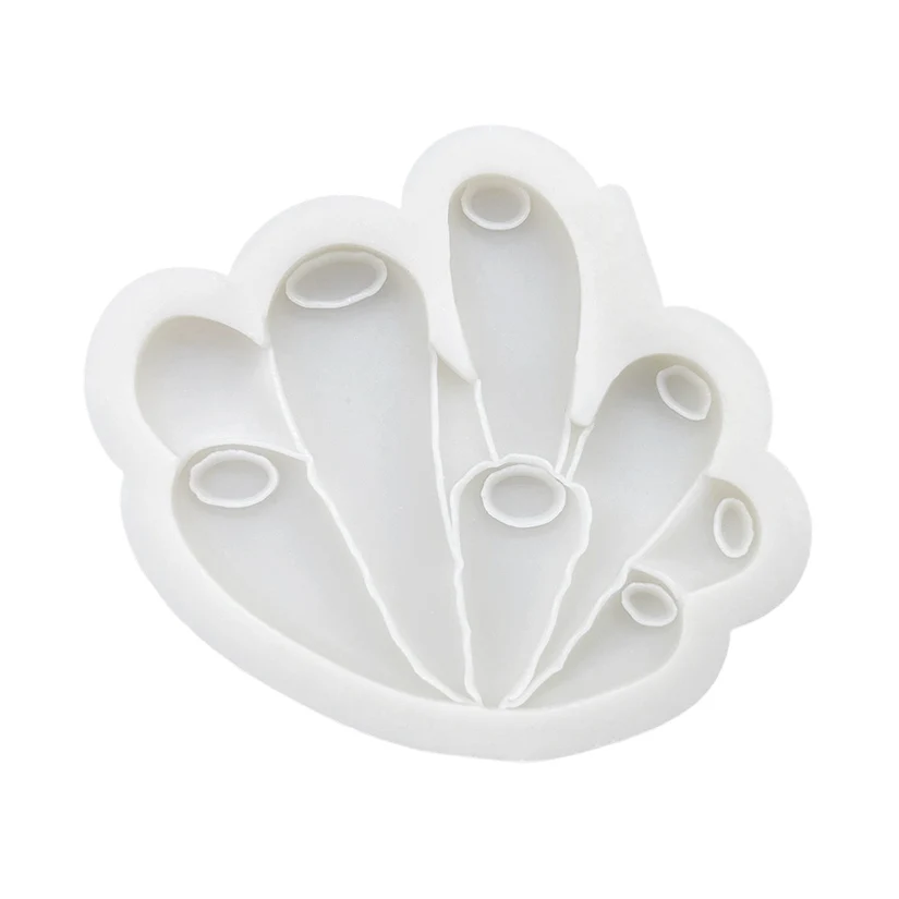 Coral Silicone Cake Baking Mold Sugarcraft Chocolate Cupcake Baking Mould Resin Tools Fondant Cake Decorating Tools