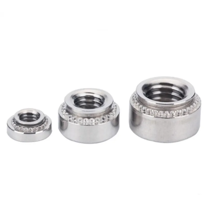 10/20X M2 M2.5 M3 M4 M5 M6 304 Stainless Steel CLS Self-Clinching Nut Press Insert Rivet Nut Nutsert Rivnut Slab 0.8-3.2mm