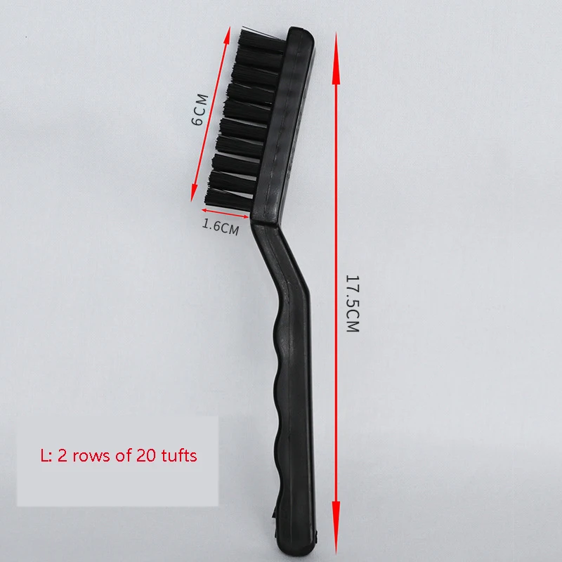 Escova de manivela antiestática para limpeza de componentes eletrônicos em placas de pc industrial