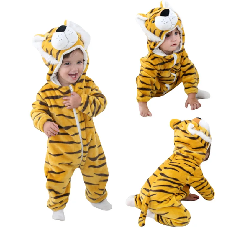 

Baby Rompers Winter Kigurumi Costume For Girls Boys Crawl Clothing Toddler Jumpsuit Infant Clothes Pyjamas Overalls ropa bebes