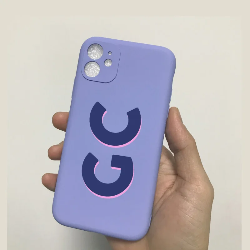 เริ่มต้นที่กำหนดเองจดหมายสำหรับ Iphone 13 12 Pro Max SE2020ฝาครอบเลนส์สำหรับ Iphone 11 8 plus XS XR 6 7 Plus