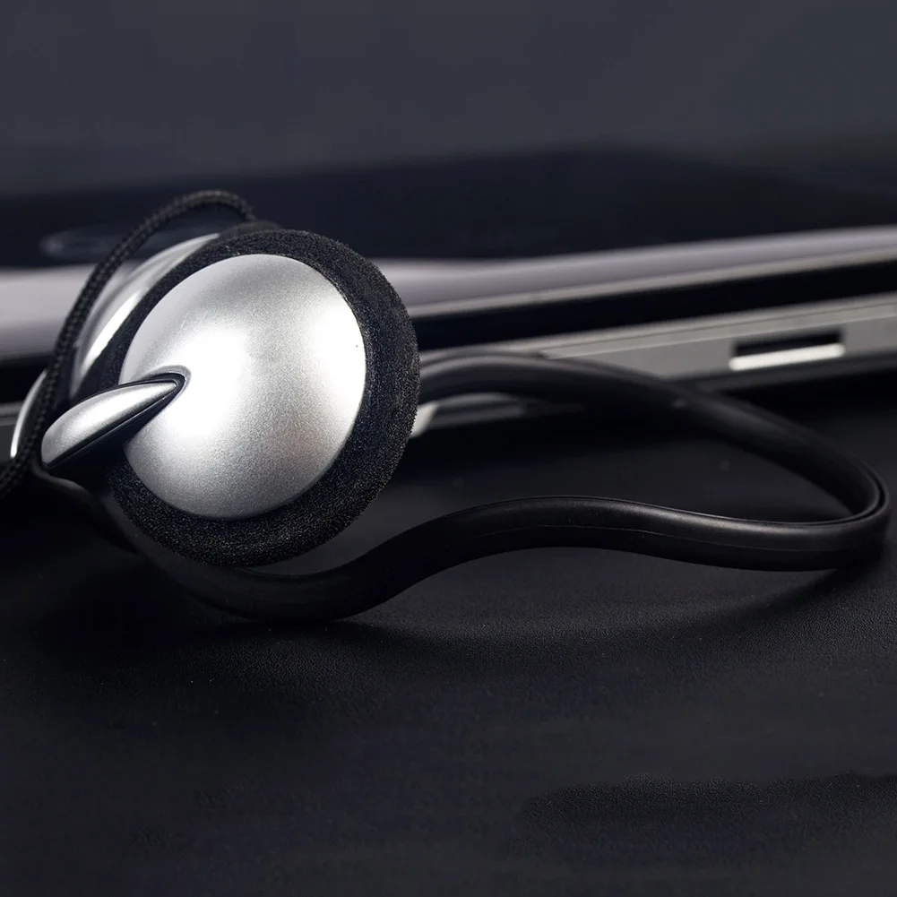 New Wired Neckband Headphones 3.5mm / 6.35mm Plug Piano Sound Black Headset Earphones For TV Phones PC Electronic Piano Headsets