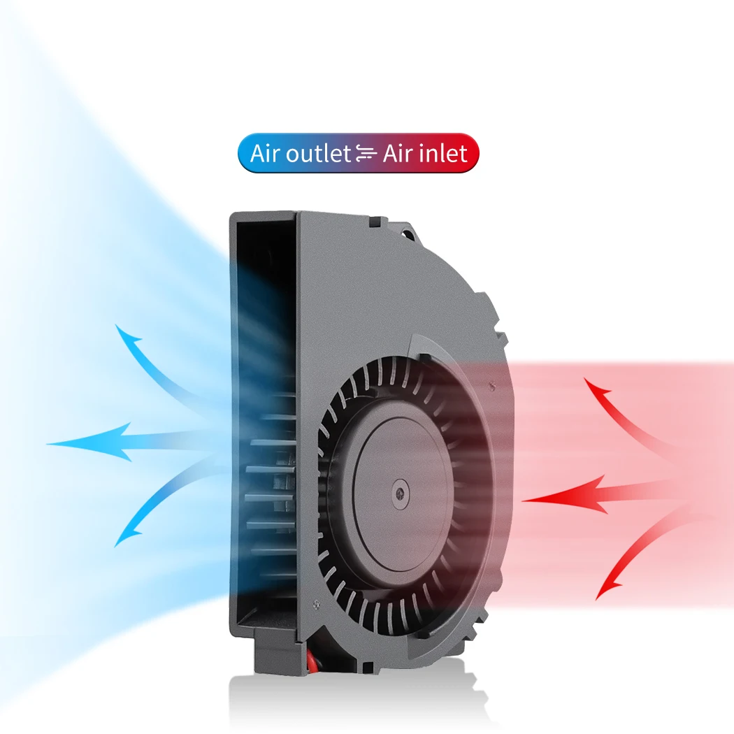 3 Gdstime 3D Máy In Micro Máy Thổi 12V 50X40X10Mm DC Không Chổi Than Quạt Làm Mát 50mm X 40Mm X 10Mm Thoát Khí Làm Mát Quạt 5Cm