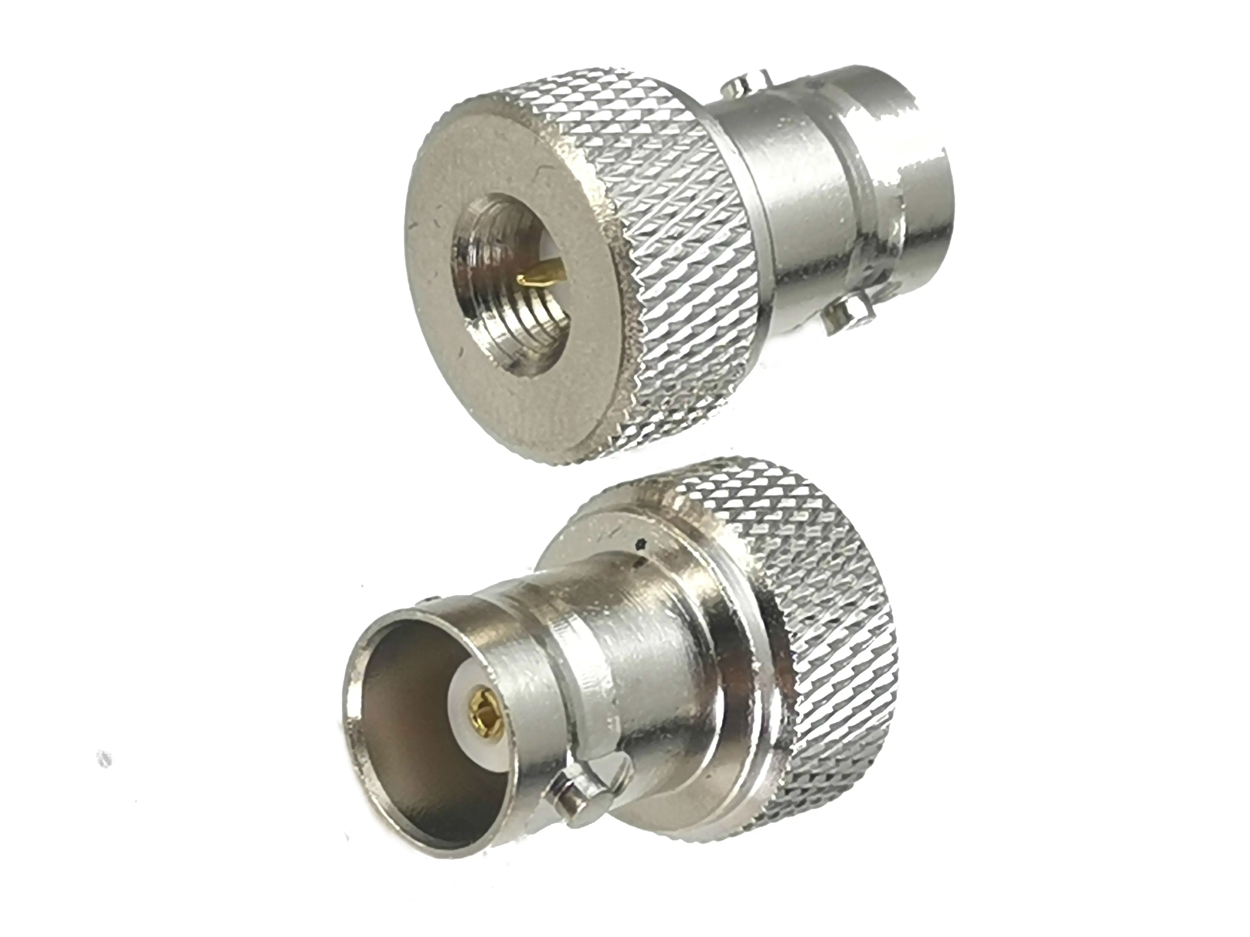 

10pcs Connector Adapter SMA Male Plug to BNC Female Jack RF Coaxial Converter Straight New Nickel Plated