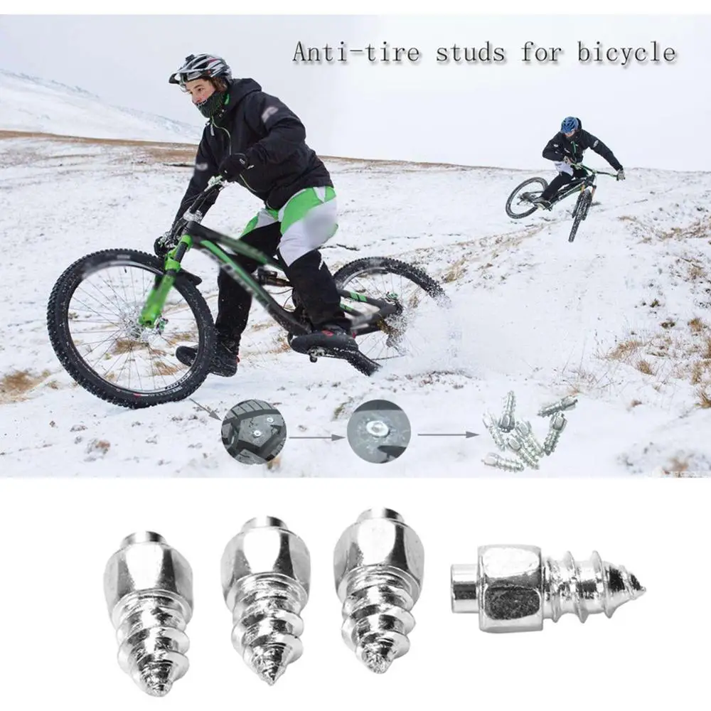 4*9mm Snow Screw Tire Studs Anti Skid Falling Spikes Wheel Tyres 100PCs For Car Motorcycle Bicycle For Car Winter Emergency