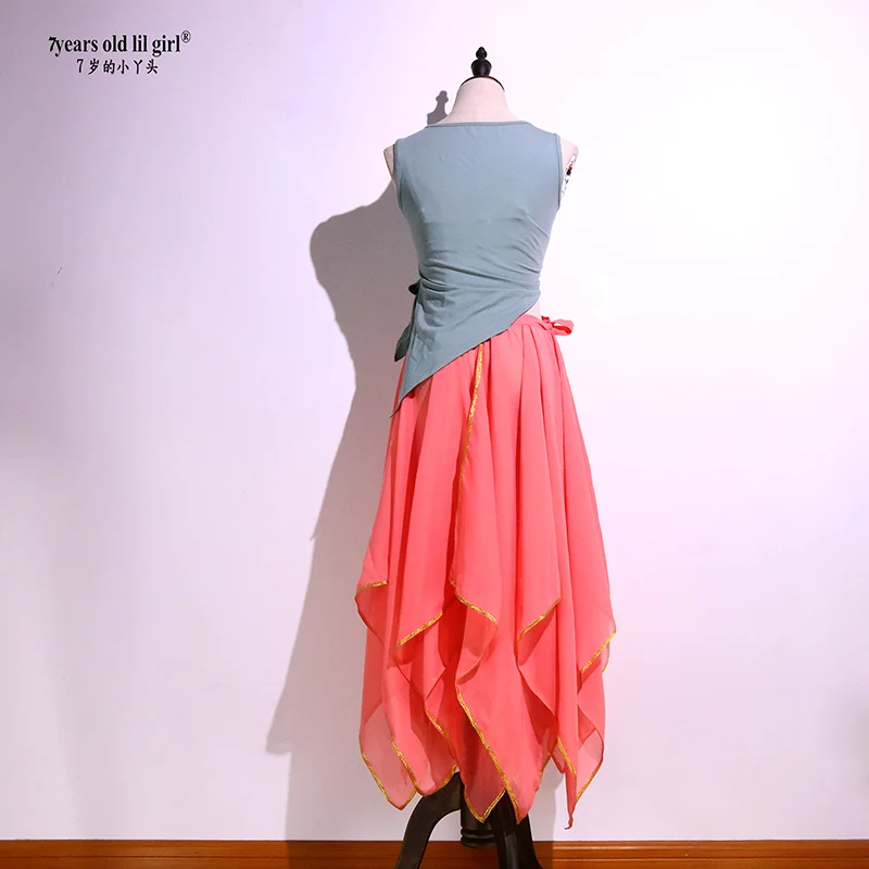 Taniec brzucha Popularny występ Włoski szyfon 12 - Spódnica z gazy kątowej EW58 59