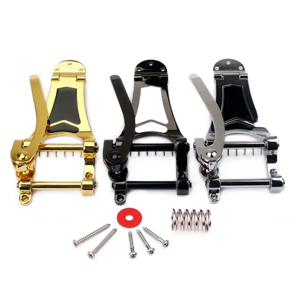 Guitar Vibrato Bridge Tailpiece B7 Jazz Guitar 3 Color Tremolo Bridge Guitar Accessories for Gibson Bigsby Tremolo ES355 EP