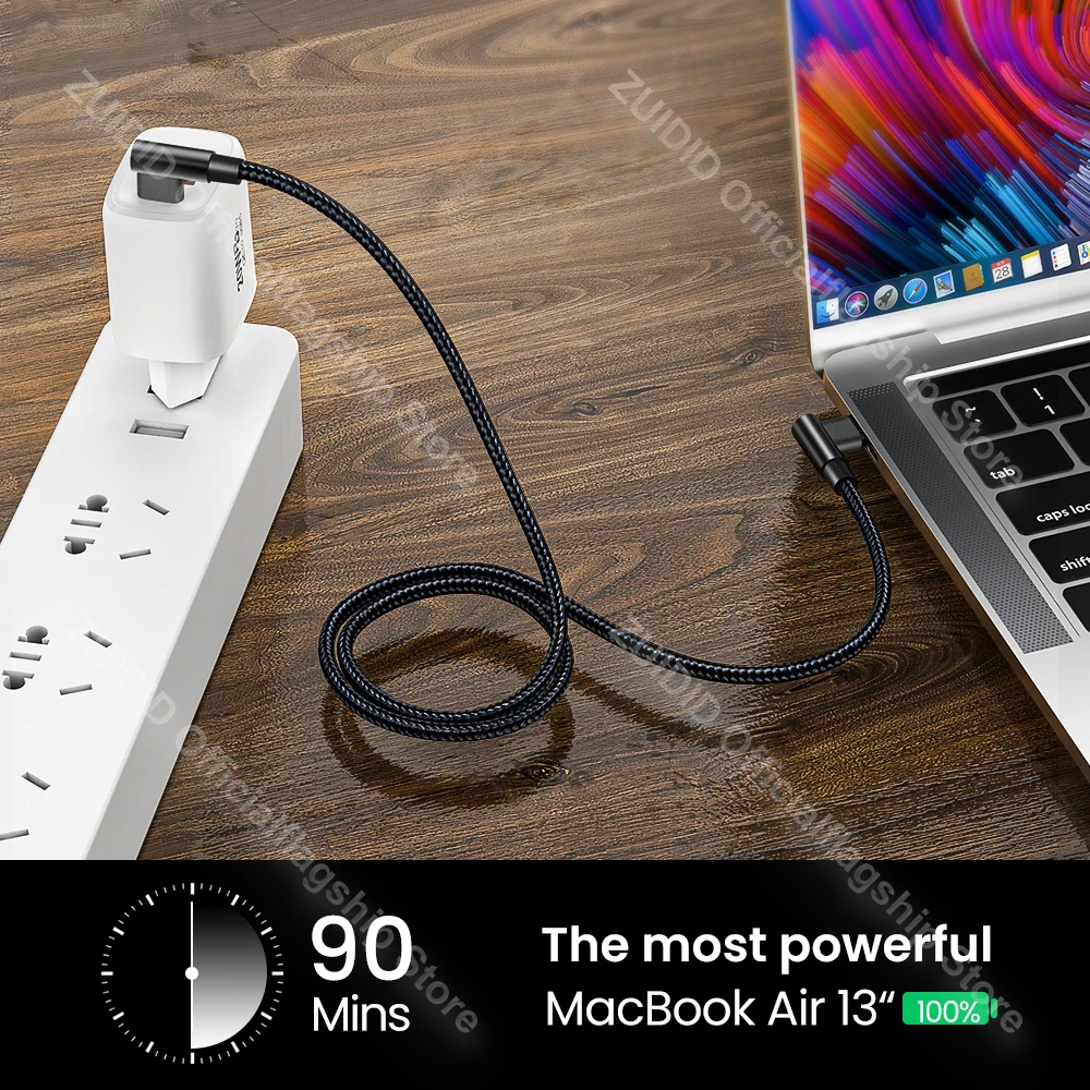 Cable USB tipo C a tipo C para Samsung S9, S8, PD, carga rápida de 60W, 3,0 USB-C, para Macbook Pro Air, 1/2/3m