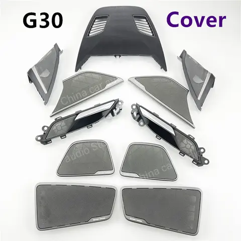 BMW G30 G31 5 시리즈용 오디오 업그레이드 키트, 고품질 센터 콘솔 헤드, 트레블 미드레인지 트위터 스피커 경적 커버