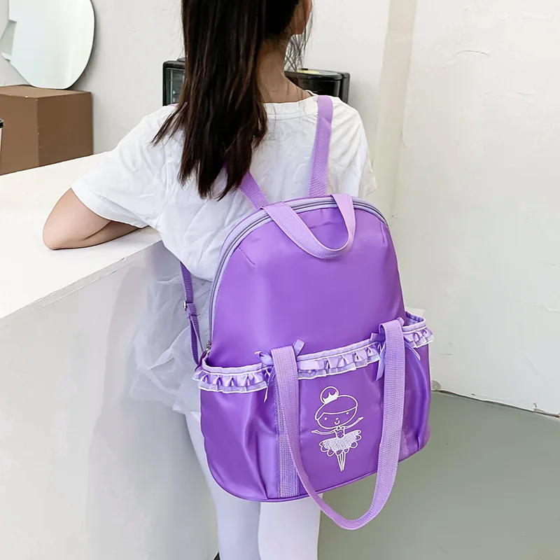 Ruoru Girl Ballet Bag Professional Dance Bag For Girl Baby children ballerina Dancing Waterproof Gymnastics Backpack Kid Handbag