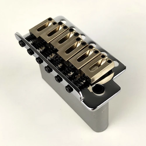 Imagen 2 del producto Wilkinson WOV02 6 tipo tornillo ST guitarra eléctrica sistema trémolo puente para guitarra Strat cromo plata