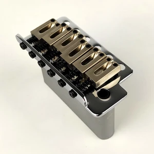 Wilkinson-Wov02 Tremolo Bridge System for Strat Guitar, 6 Type Screw, ST Electric Guitar, Silver Chrome 8 Main Sales Bridge Guitar Wilkinson - №1