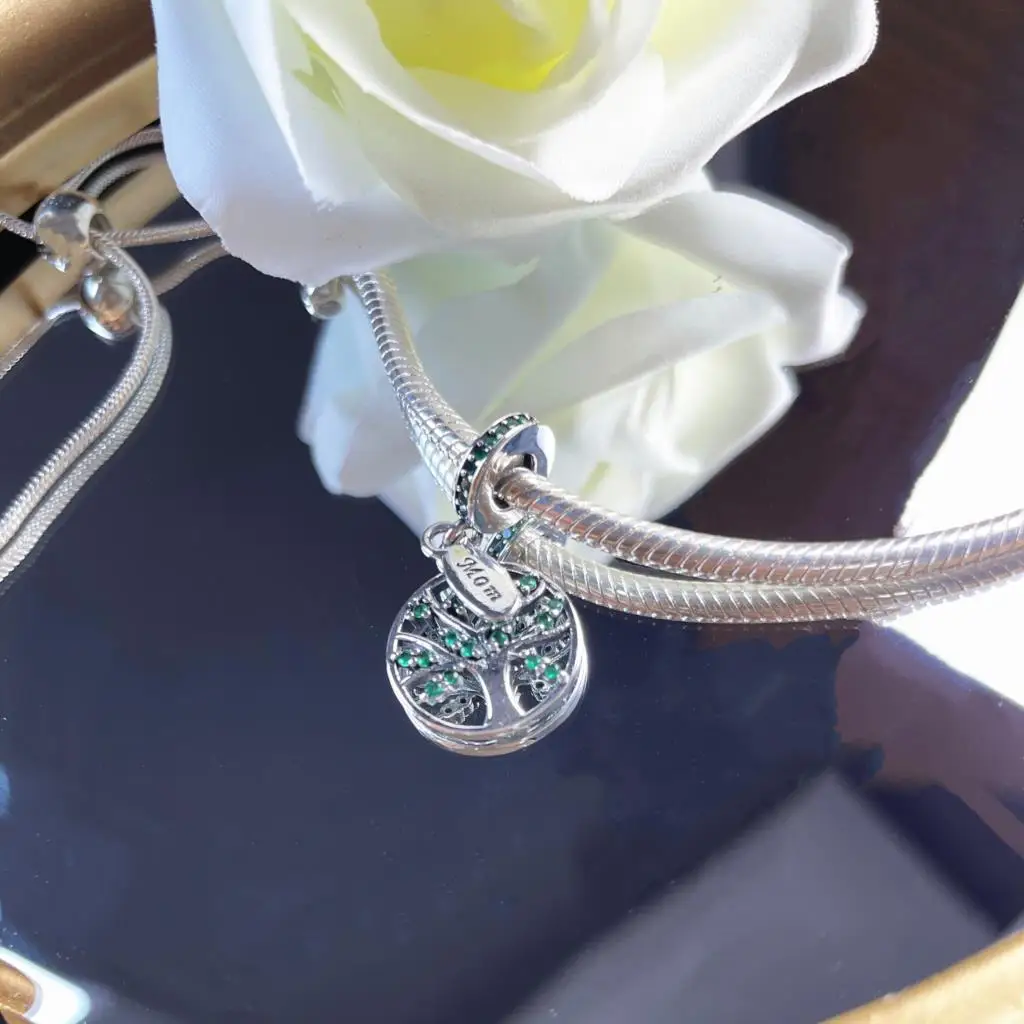 New Silver 925 Charms Little fairy Tree Starfish shell boy girl Charm bead Fit Original Pandora Bracelet DIY Jewelry For Women