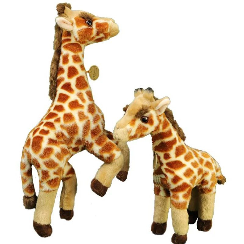 

Zoo Simulation Giraffe Children Plush Stuffed Toy Cute Animals Kids Birthday Gift