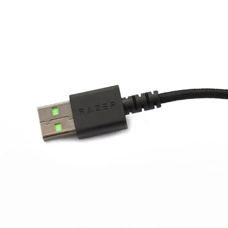 Durable Nylon Braided USB Mouse Cable Line for Razer Wireless Mouse