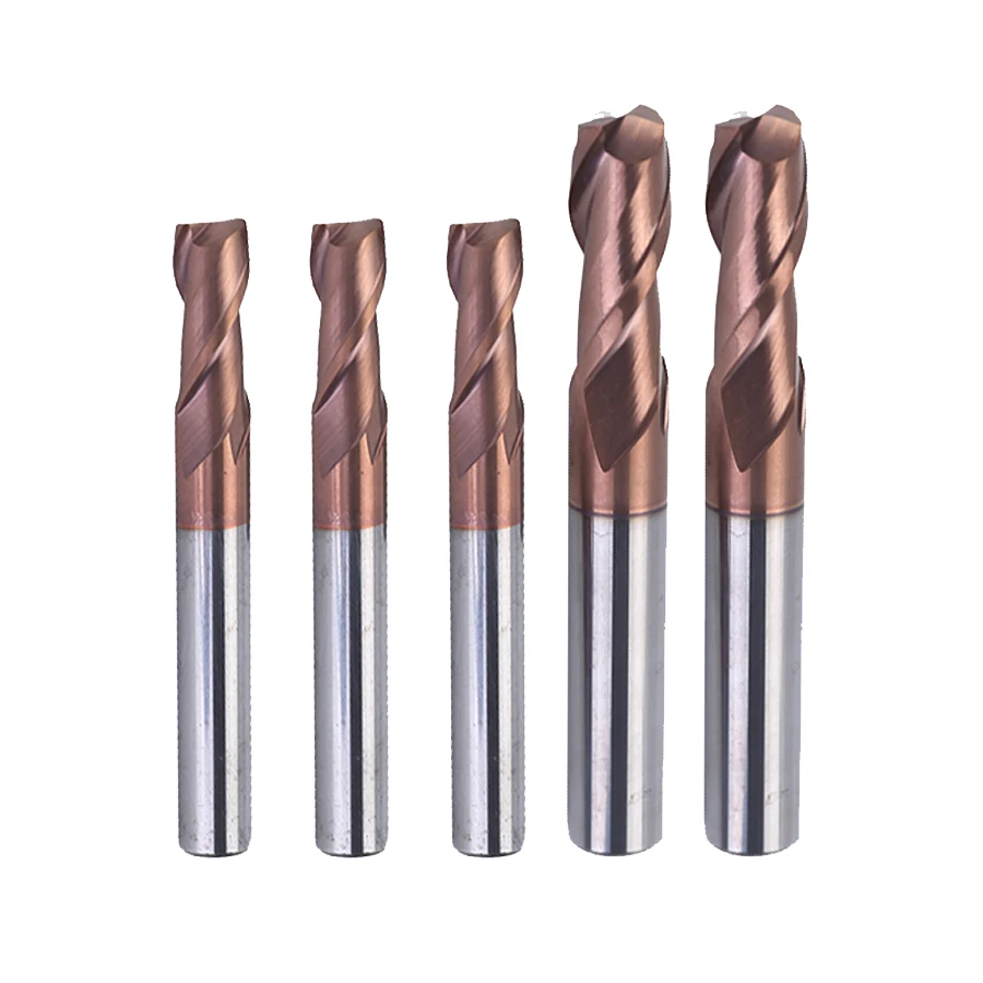 UCHEER 1pc HRC50 2 Flute 8/10/12mm End Mill CNC Alloy Carbide Milling Tungsten Steel Cutter machine tools