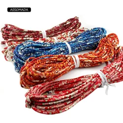 Corda di cotone rotonda modello nazionale accessori gioielli fai da te collana da 5 metri bracciale collare cavo fatto a mano per forniture di gioielli